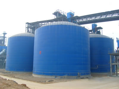 泰山水泥钢板库改造