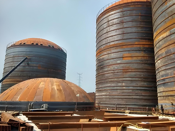 泰山焦粉钢板仓